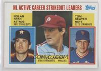 Career Leaders - NL Active Career Strikeout Leaders (Nolan Ryan, Steve Carlton,…