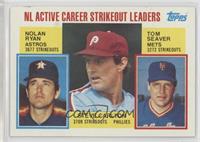 Career Leaders - NL Active Career Strikeout Leaders (Nolan Ryan, Steve Carlton,…