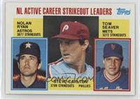 Career Leaders - NL Active Career Strikeout Leaders (Nolan Ryan, Steve Carlton,…