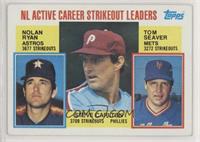 Career Leaders - NL Active Career Strikeout Leaders (Nolan Ryan, Steve Carlton,…