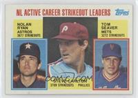 Career Leaders - NL Active Career Strikeout Leaders (Nolan Ryan, Steve Carlton,…