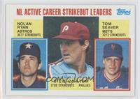 Career Leaders - NL Active Career Strikeout Leaders (Nolan Ryan, Steve Carlton,…