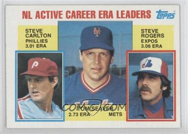 1984 Topps - [Base] #708 - Career Leaders - Steve Carlton, Tom Seaver, Steve Rogers