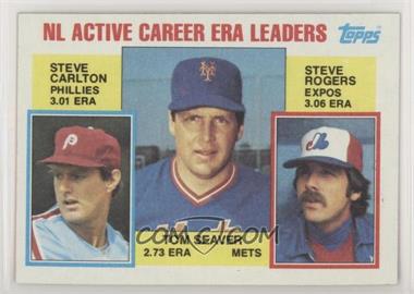 1984 Topps - [Base] #708 - Career Leaders - Steve Carlton, Tom Seaver, Steve Rogers