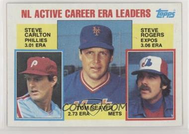 1984 Topps - [Base] #708 - Career Leaders - Steve Carlton, Tom Seaver, Steve Rogers