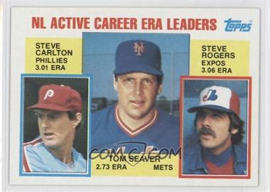 1984 Topps - [Base] #708 - Career Leaders - Steve Carlton, Tom Seaver, Steve Rogers