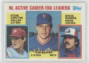 1984 Topps - [Base] #708 - Career Leaders - Steve Carlton, Tom Seaver, Steve Rogers