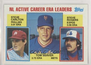 1984 Topps - [Base] #708 - Career Leaders - Steve Carlton, Tom Seaver, Steve Rogers