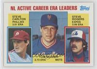 Career Leaders - Steve Carlton, Tom Seaver, Steve Rogers