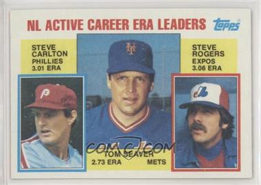 1984 Topps - [Base] #708 - Career Leaders - Steve Carlton, Tom Seaver, Steve Rogers