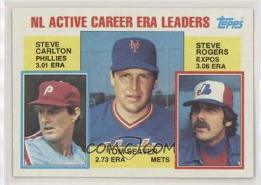 1984 Topps - [Base] #708 - Career Leaders - Steve Carlton, Tom Seaver, Steve Rogers