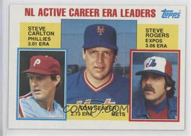 1984 Topps - [Base] #708 - Career Leaders - Steve Carlton, Tom Seaver, Steve Rogers