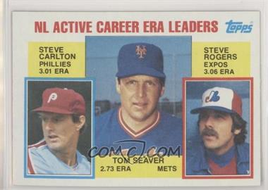 1984 Topps - [Base] #708 - Career Leaders - Steve Carlton, Tom Seaver, Steve Rogers