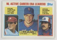 Career Leaders - Steve Carlton, Tom Seaver, Steve Rogers