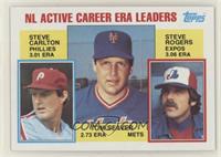 Career Leaders - Steve Carlton, Tom Seaver, Steve Rogers