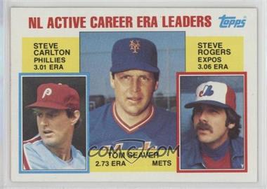 1984 Topps - [Base] #708 - Career Leaders - Steve Carlton, Tom Seaver, Steve Rogers [EX to NM]