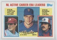 Career Leaders - Steve Carlton, Tom Seaver, Steve Rogers