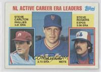 Career Leaders - Steve Carlton, Tom Seaver, Steve Rogers [EX to NM]