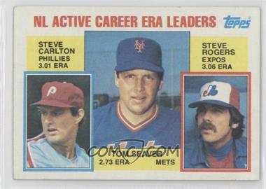 1984 Topps - [Base] #708 - Career Leaders - Steve Carlton, Tom Seaver, Steve Rogers [EX to NM]