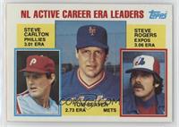 Career Leaders - Steve Carlton, Tom Seaver, Steve Rogers