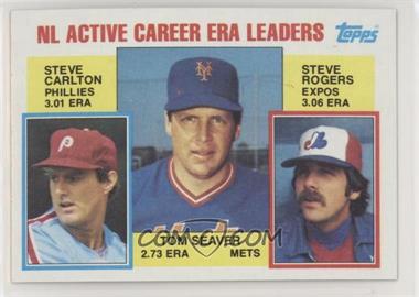 1984 Topps - [Base] #708 - Career Leaders - Steve Carlton, Tom Seaver, Steve Rogers