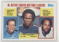 Career Leaders - George Brett, Rod Carew, Cecil Cooper