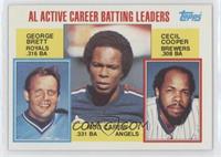 Career Leaders - George Brett, Rod Carew, Cecil Cooper