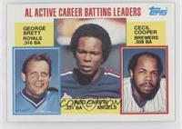 Career Leaders - George Brett, Rod Carew, Cecil Cooper