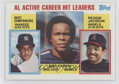 1984 Topps - [Base] #711 - Career Leaders - Bert Campaneris, Rod Carew, Reggie Jackson