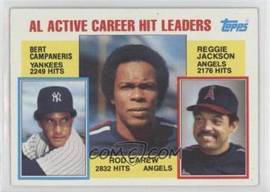 1984 Topps - [Base] #711 - Career Leaders - Bert Campaneris, Rod Carew, Reggie Jackson