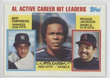 1984 Topps - [Base] #711 - Career Leaders - Bert Campaneris, Rod Carew, Reggie Jackson