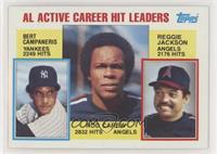 Career Leaders - Bert Campaneris, Rod Carew, Reggie Jackson