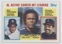 Career Leaders - Bert Campaneris, Rod Carew, Reggie Jackson