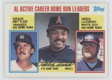 1984 Topps - [Base] #712 - Career Leaders - Graig Nettles, Reggie Jackson, Greg Luzinski