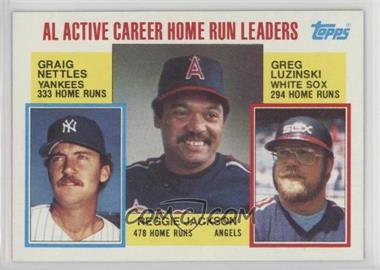 1984 Topps - [Base] #712 - Career Leaders - Graig Nettles, Reggie Jackson, Greg Luzinski