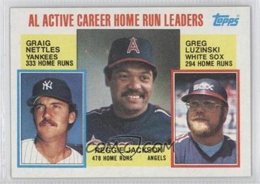 1984 Topps - [Base] #712 - Career Leaders - Graig Nettles, Reggie Jackson, Greg Luzinski