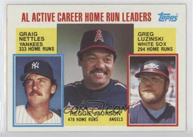 1984 Topps - [Base] #712 - Career Leaders - Graig Nettles, Reggie Jackson, Greg Luzinski