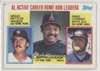 Career Leaders - Graig Nettles, Reggie Jackson, Greg Luzinski [EX to …