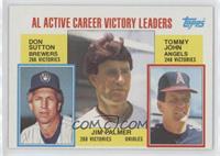 Career Leaders - Don Sutton, Jim Palmer, Tommy John