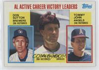 Career Leaders - Don Sutton, Jim Palmer, Tommy John