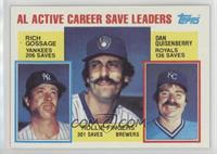 Career Leaders - Rich Gossage, Rollie Fingers, Dan Quisenberry