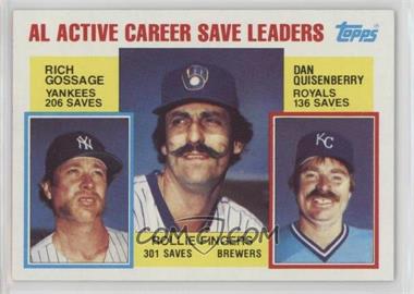 1984 Topps - [Base] #718 - Career Leaders - Rich Gossage, Rollie Fingers, Dan Quisenberry