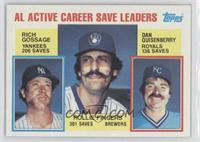 Career Leaders - Rich Gossage, Rollie Fingers, Dan Quisenberry