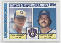 Team Checklist - Ted Simmons, Moose Haas