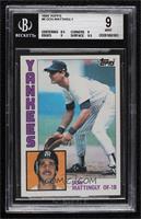 Don Mattingly [BGS 9 MINT]