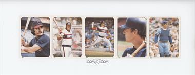 1984 Topps Album Stickers - [Base] - Uncut Strips #_TLHPS - Gorman Thomas, Greg Luzinski, LaMarr Hoyt, Terry Puhl, Ted Simmons [EX to NM]
