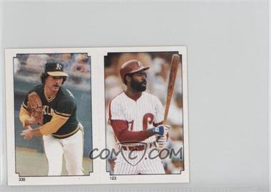 1984 Topps Album Stickers - [Base] #123-335 - Garry Maddox, Tom Underwood