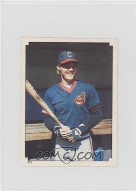 1984 Topps Album Stickers - [Base] #252 - Pat Tabler [Noted]