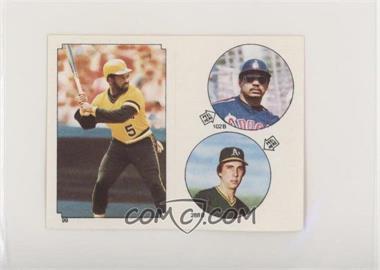 1984 Topps Album Stickers - [Base] #99-102B-288B - Reggie Jackson, Bill Madlock, Mike Warren