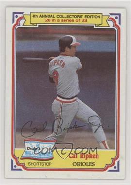 1984 Topps Drake's Big Hitters - [Base] #26 - Cal Ripken Jr.